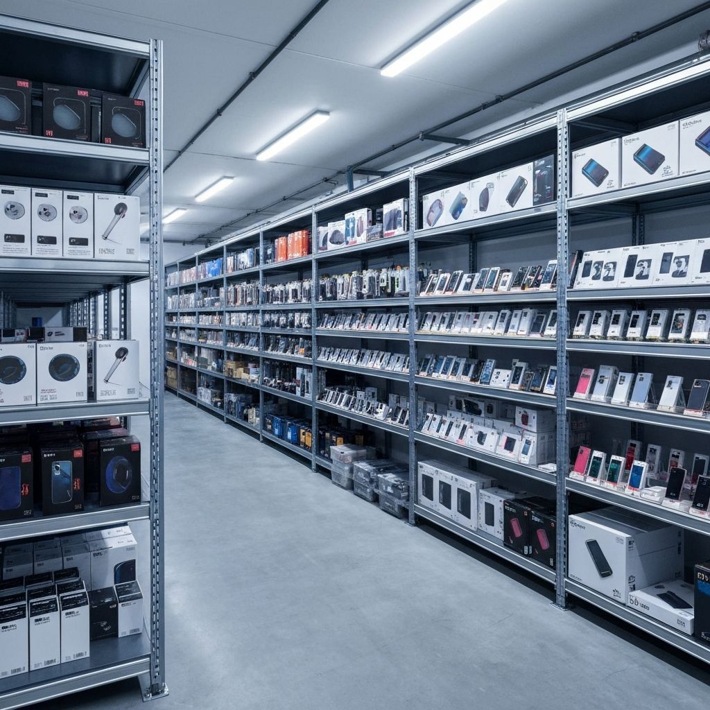 Consumer electronics warehouse